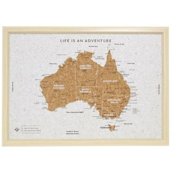 Travel Board Sml Australia Map