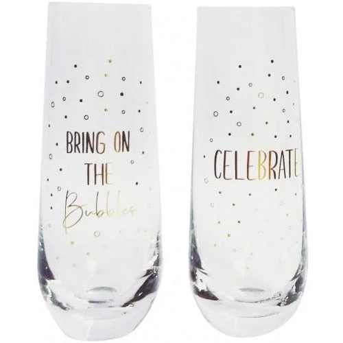 Celebrate Champagne Glass Set of 2