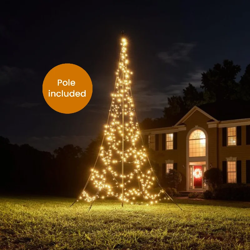 Fairybell Square | 13ft | 480 LED lights | Including pole | Warm white