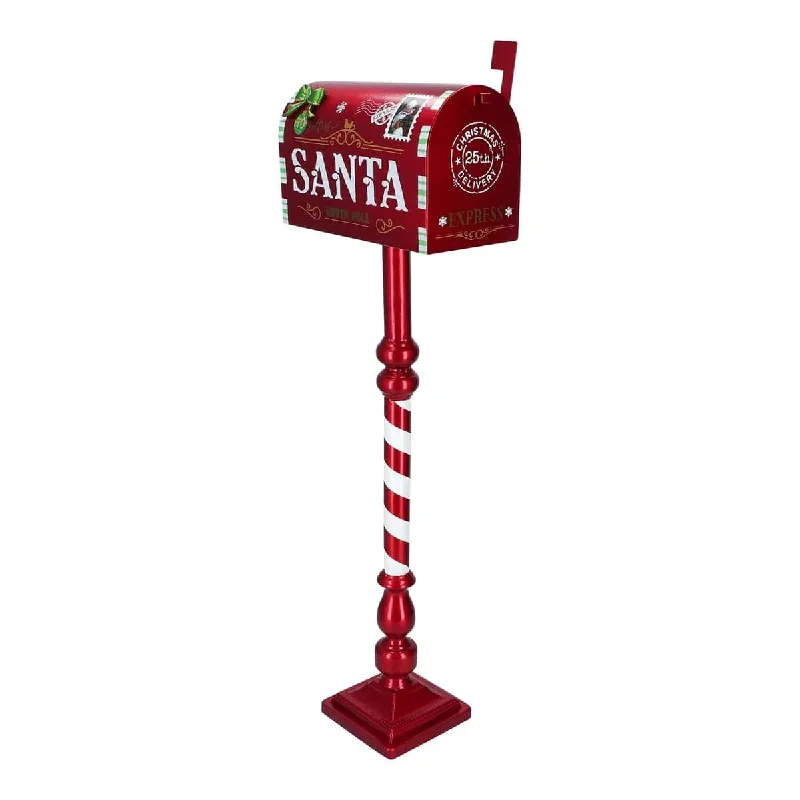 40" Santa's Red Mailbox