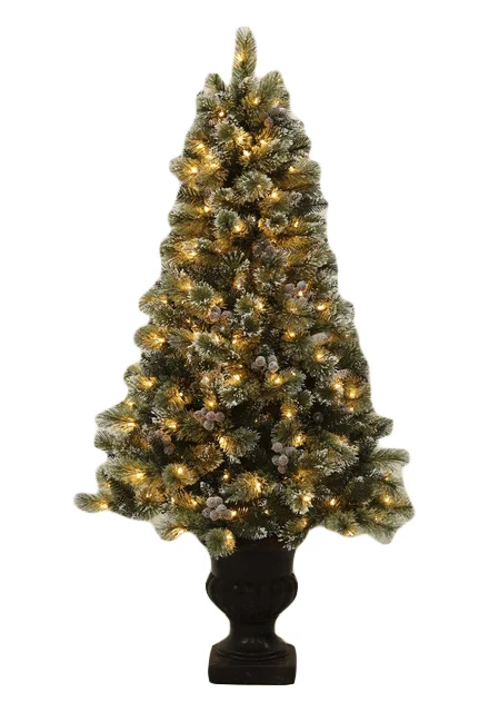 6' Ultra-Lit Frosted Spruce