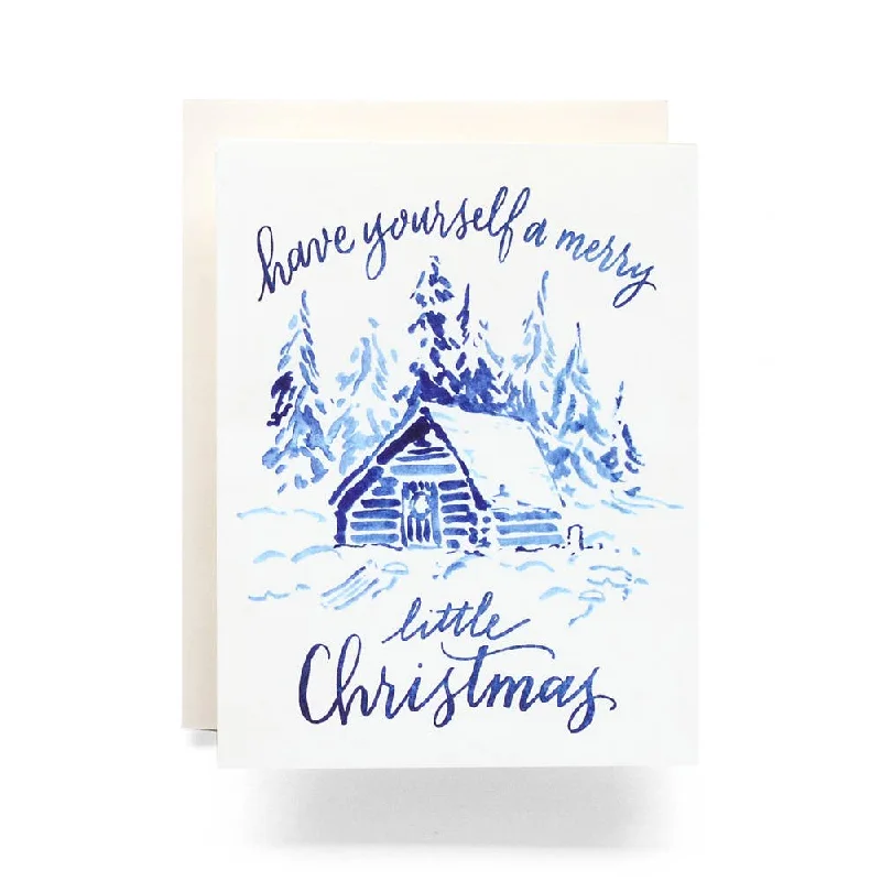 Indigo "Merry Little Christmas" Boxed Cards