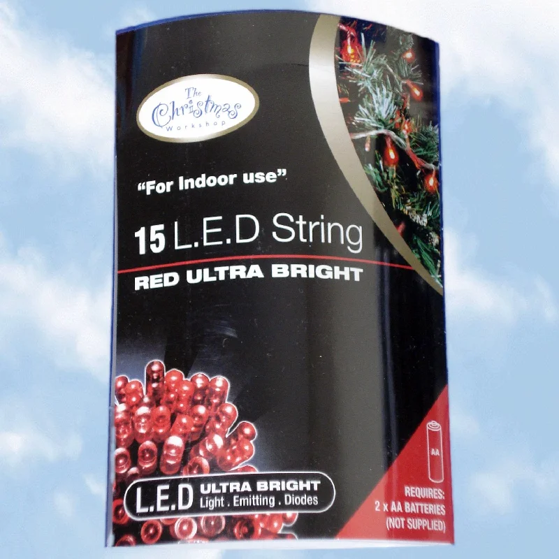 Battery Operated Red LED Lights