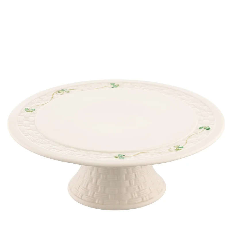 Belleek Classic Shamrock Cake Stand