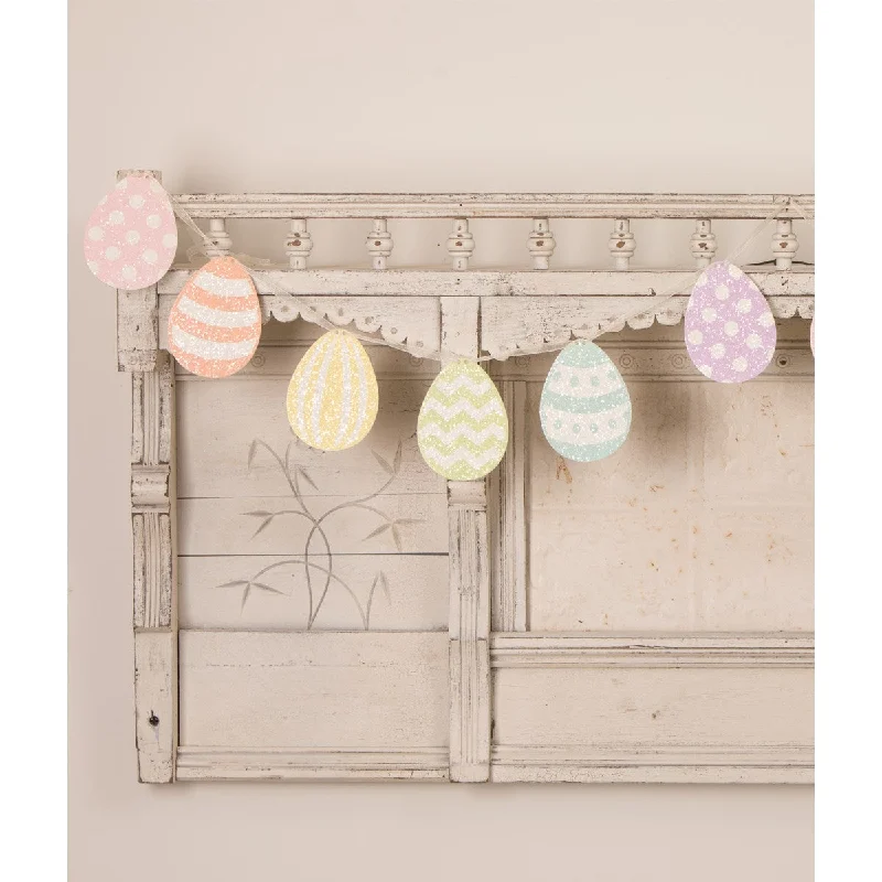 Bethany Lowe Designs <br> Spring Rainbow Egg Garland