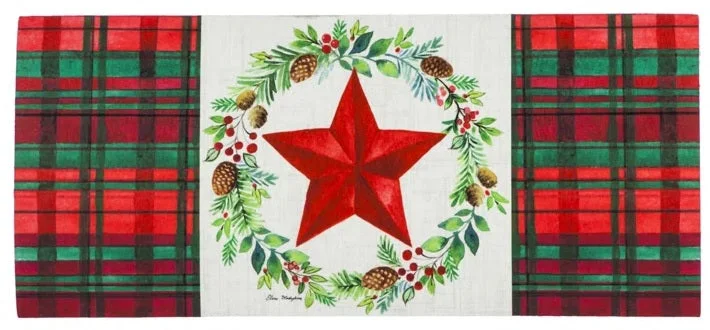 Christmas Greens Wreath Sassafras Switch Mat Insert