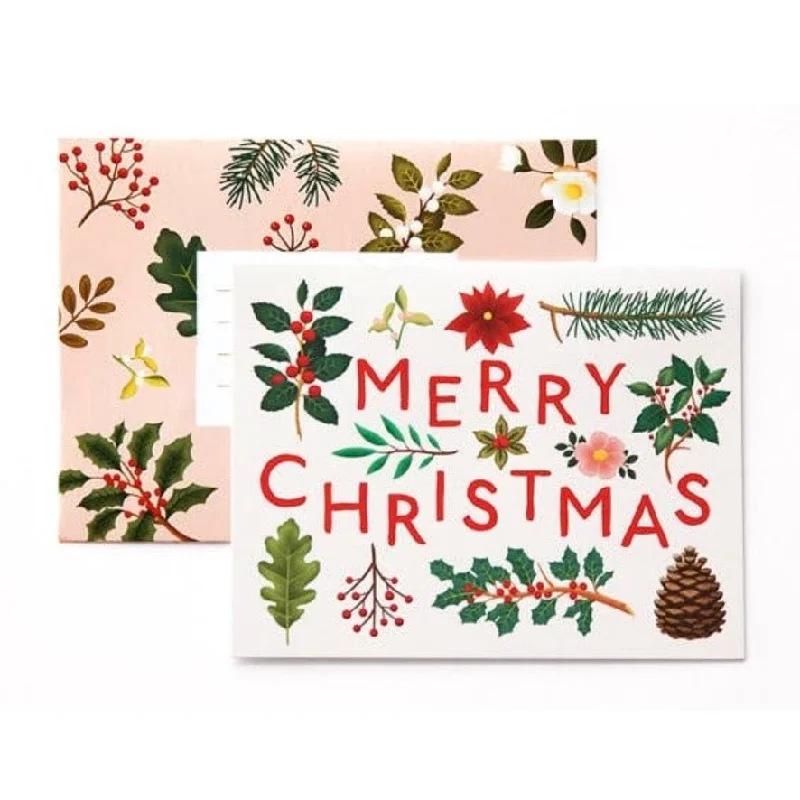 Holiday Plants Merry Christmas Boxed Cards