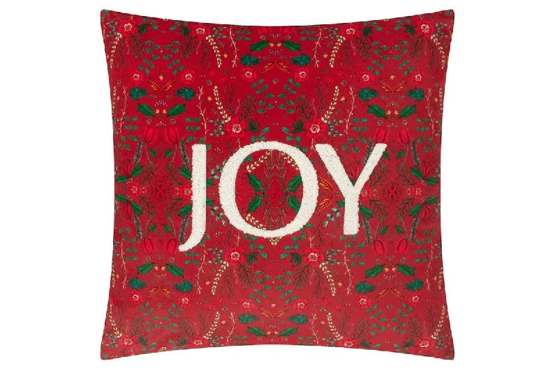 Ditsy Joy Cushion | Red/Green | 45 x 45 cm