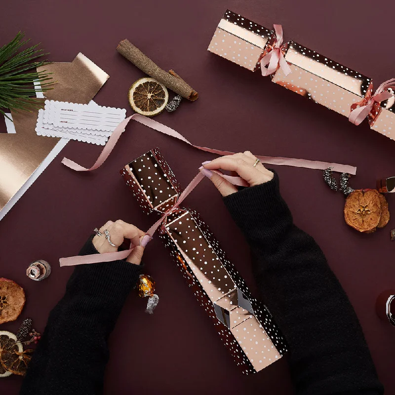 DIY Rose Gold Cracker Kit (x6)