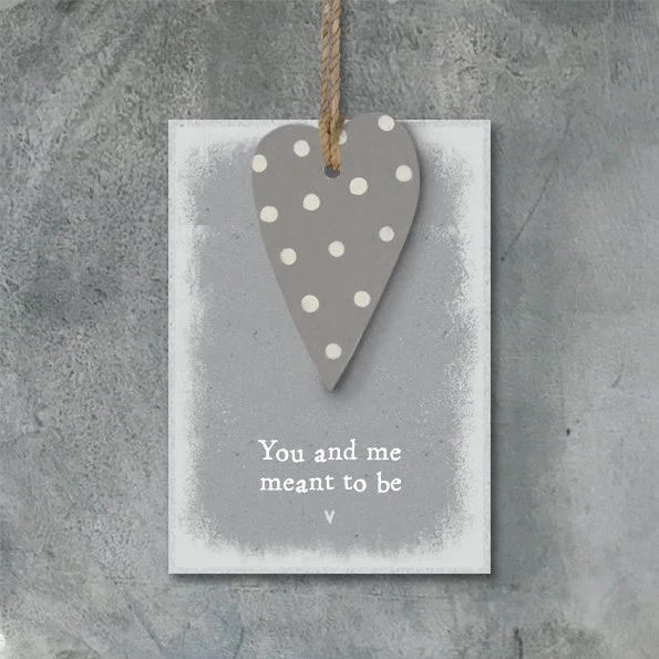 Dotty Heart Tag - You & Me Meant To Be 9136