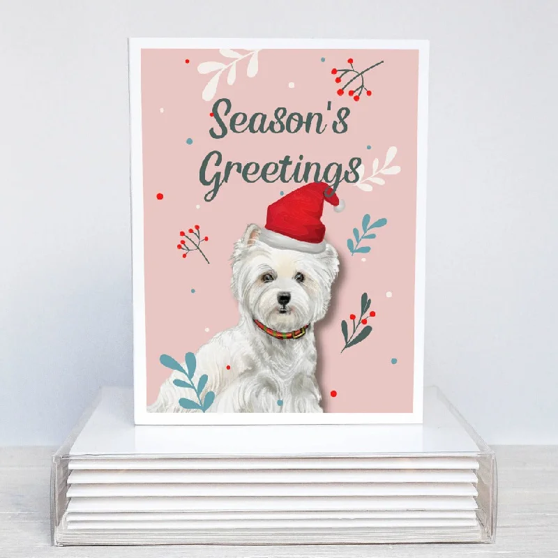 West Highland White Terrier Holiday Cards Boxed set