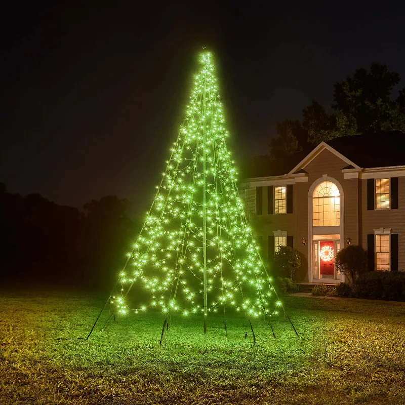 Fairybell | 13ft | 640 LED lights | Including pole | Green