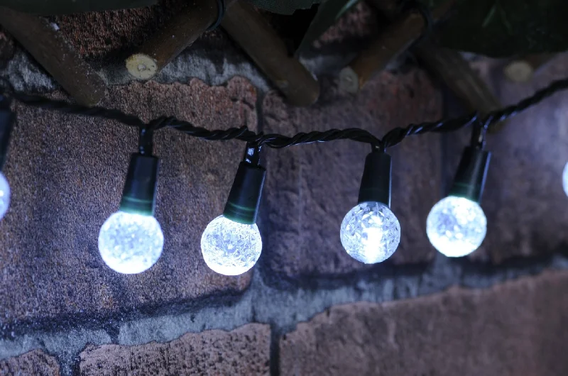 Crackle Ball Lights - White colour