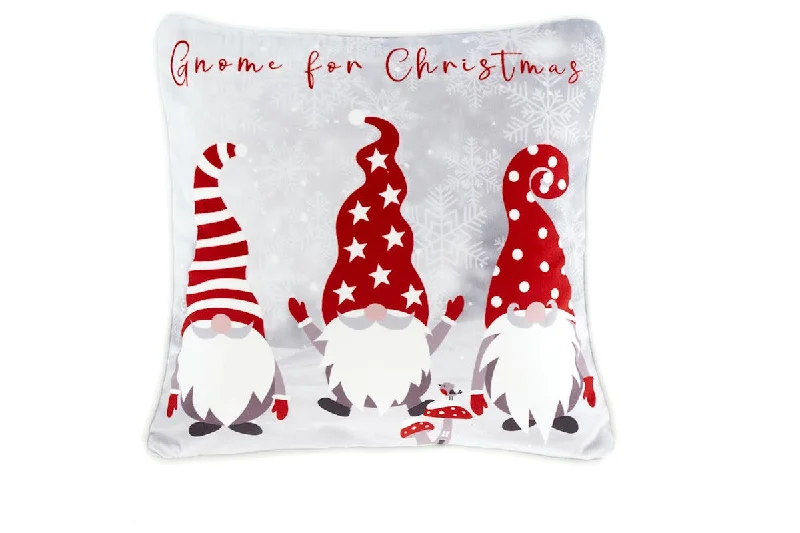 Festive Gonks Filled Cushion | Red/White | 43 x 43 cm