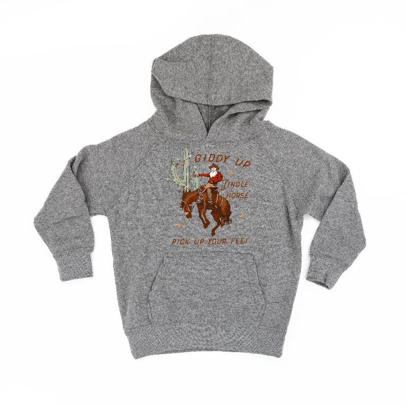 Giddy Up Jingle Horse - Child Nickel HOODIE