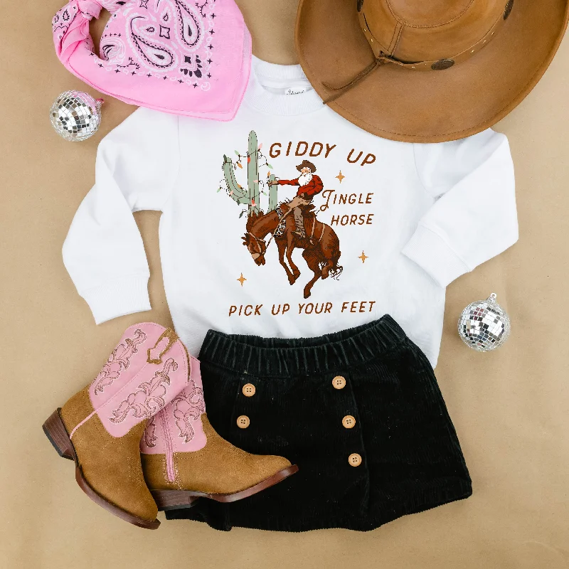 Giddy Up Jingle Horse - Child Sweater