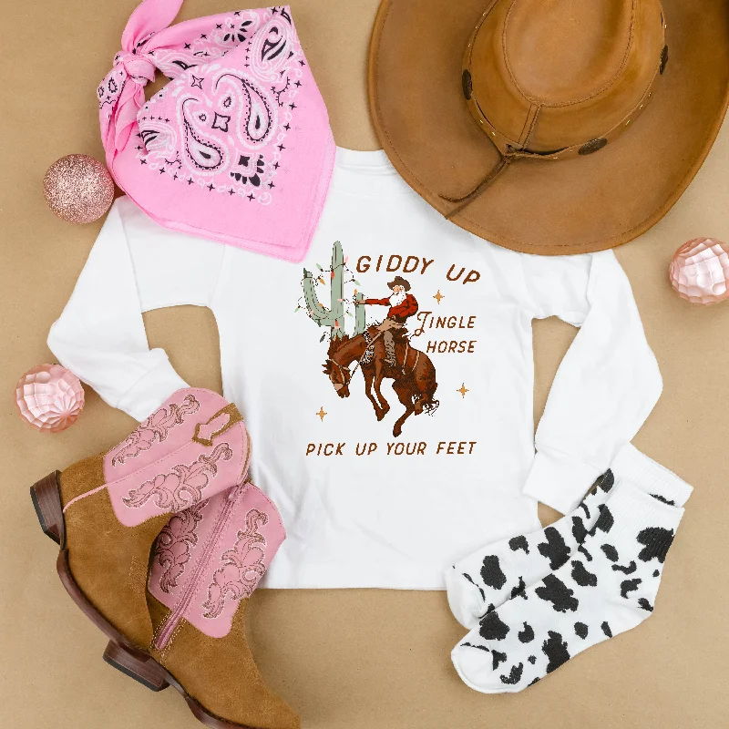 Giddy Up Jingle Horse - Child LONG SLEEVE Tee