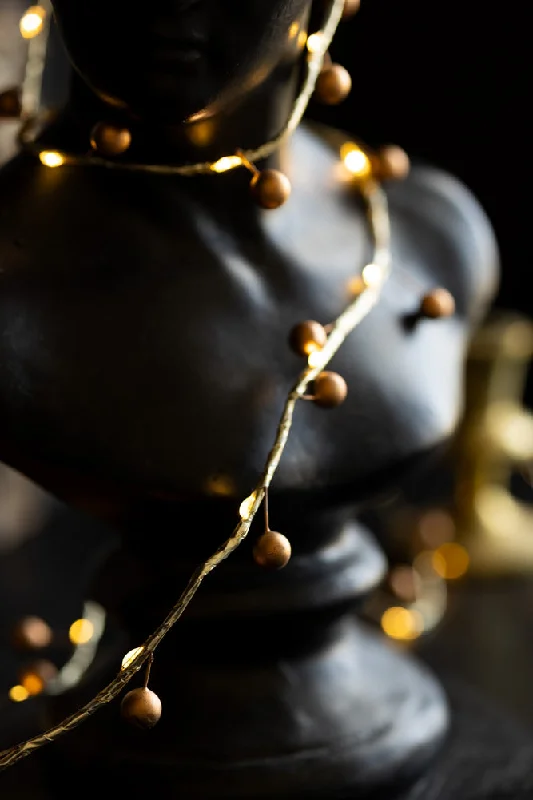 Gold Berry Decorative Light Chain