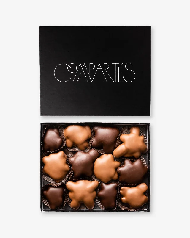 Gourmet Chocolate Caramel Bear Claws Gift Box