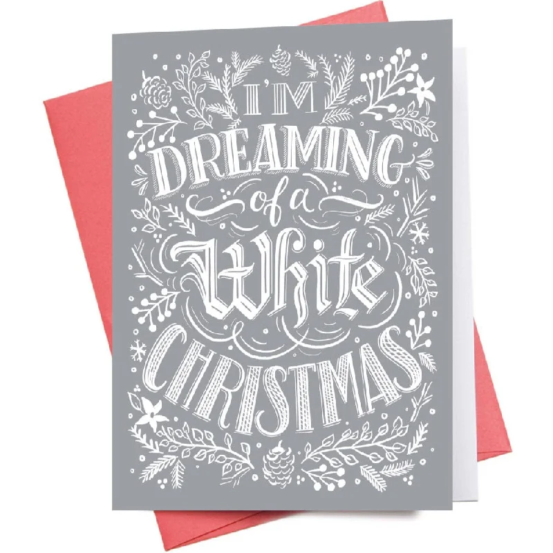 Dreaming of a White Christmas Greeting Card