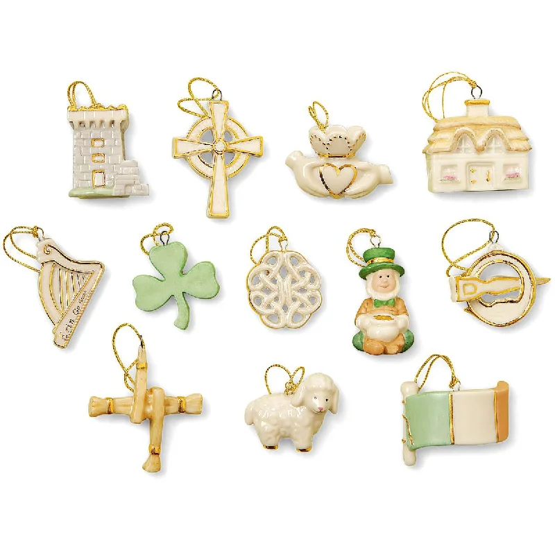 Luck of the Irish 12-Piece Ornament Set