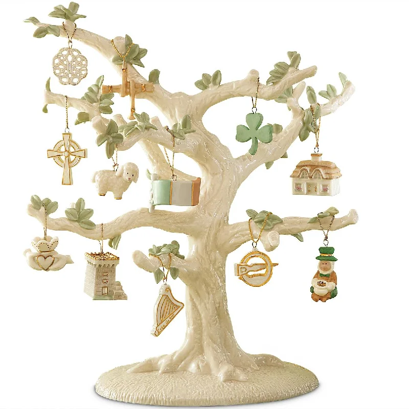 Luck of the Irish 12-Piece Ornament & Tree Set