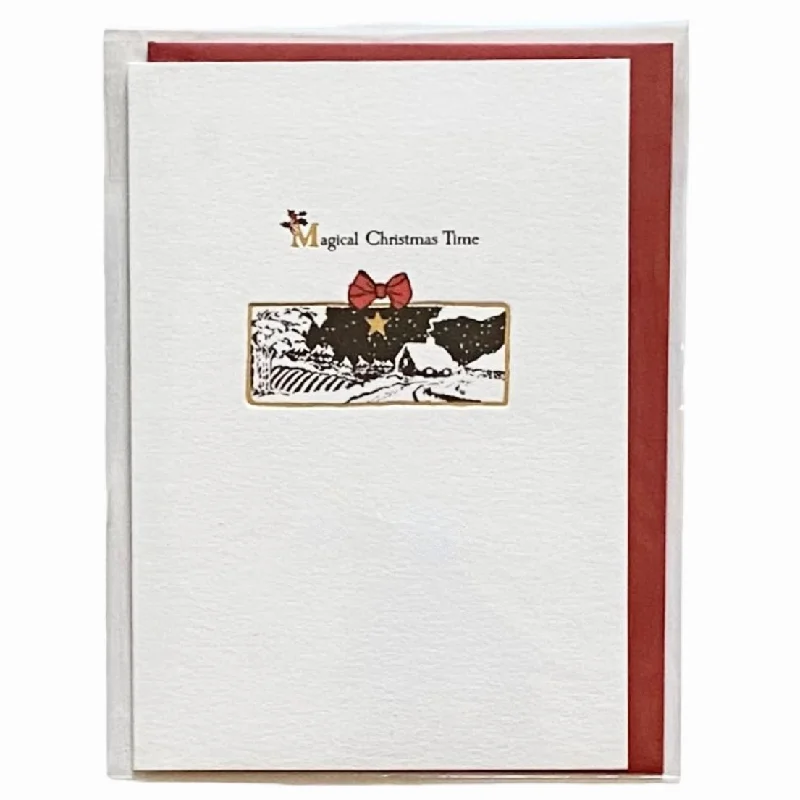 "Magical Christmas Time" Greeting Card