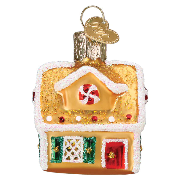 Mini Gingerbread House Ornament - Old World Christmas