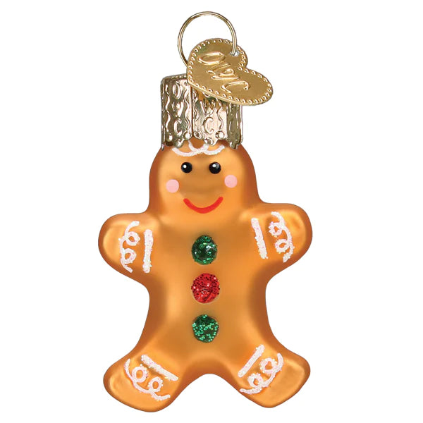 Mini Gingerbread Man Ornament - Old World Christmas