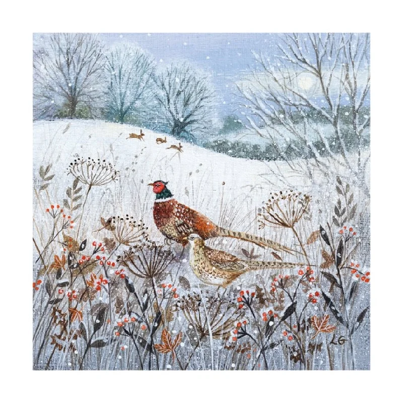 Museums & Galleries Pheasants Christmas Card Pack