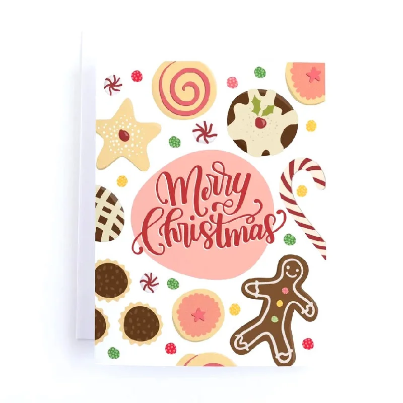 "Merry Christmas" Cookies Boxed Cards