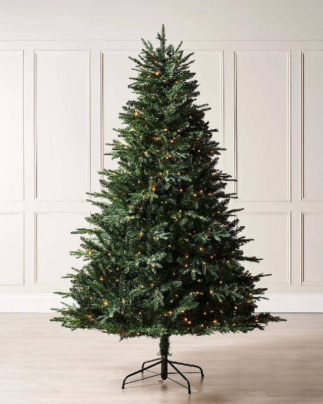 Pre-lit Grand Alaskan Fir Christmas Tree, Dual Warm White, 7 ft