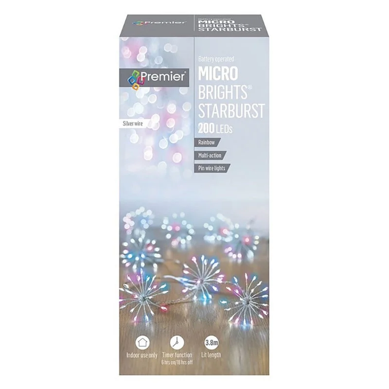 Premier Micro Brights Starburst Lights - 200 LED's