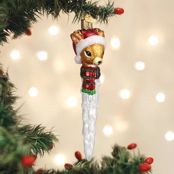 Reindeer Icicle Ornament