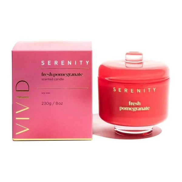 Serenity Vivid Fresh Pomegranate Candle