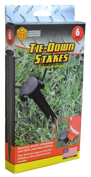 Set of 6 Tie-Down Stakes for Decorating