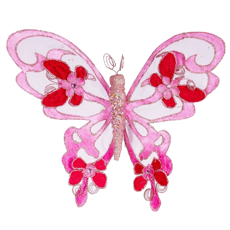 Sheer Butterfly Clip-On Ornament