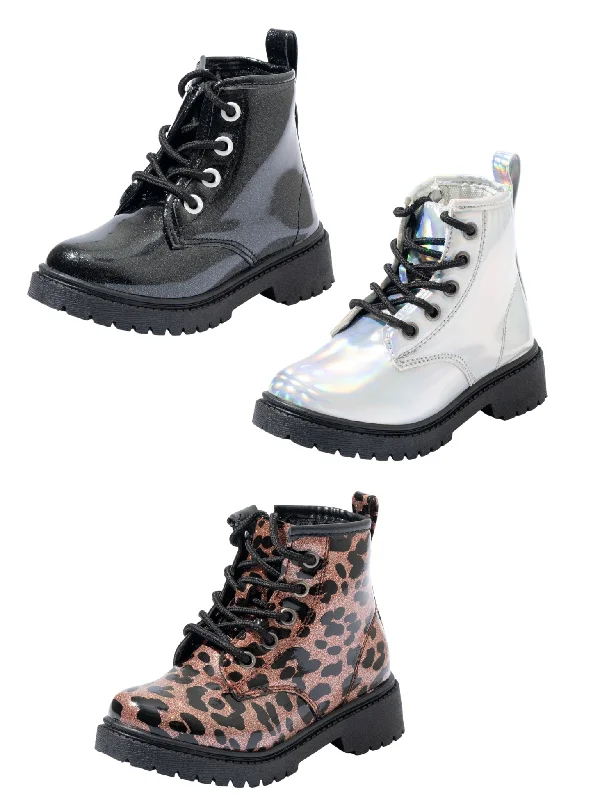 Sparkle Combat Boots