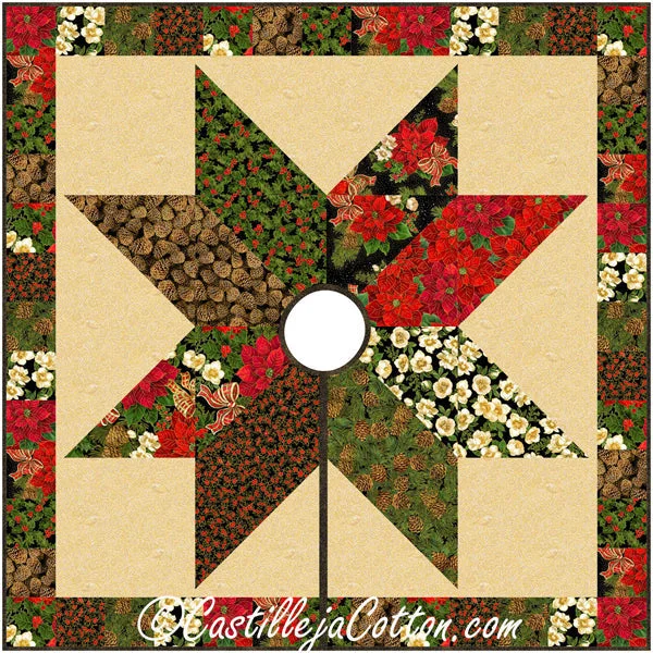 Starlight Tree Skirt Pattern CJC-241621w  - Wholesale Product