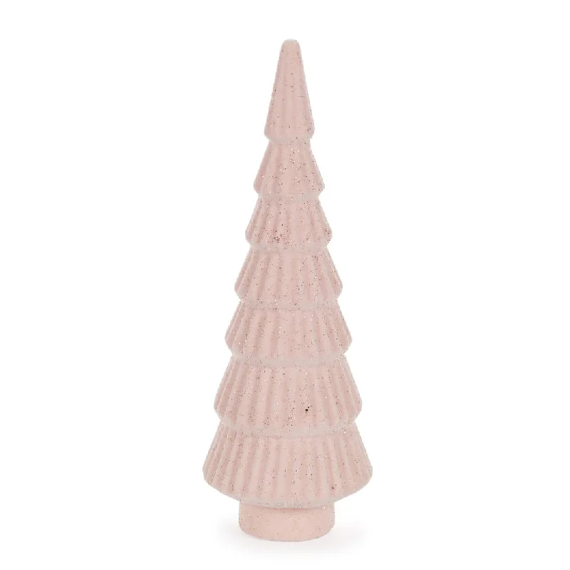 Table Trees <br> Pink Velvet Layered Table Top Tree