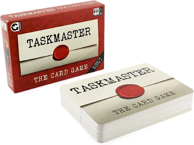 Taskmaster Novelty Card Game