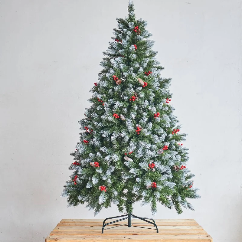 Tinker White Pine & Berry Faux Christmas Tree