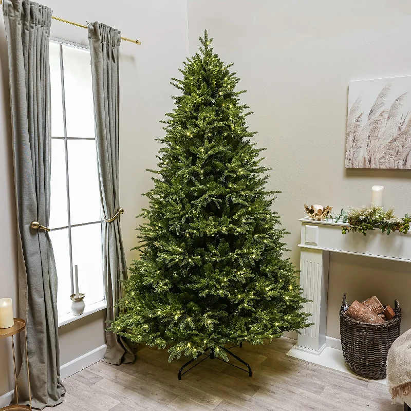 Winchester Fir Artificial Pre-Lit PE Christmas Tree 6.5FT, 7.5FT, 8.5FT