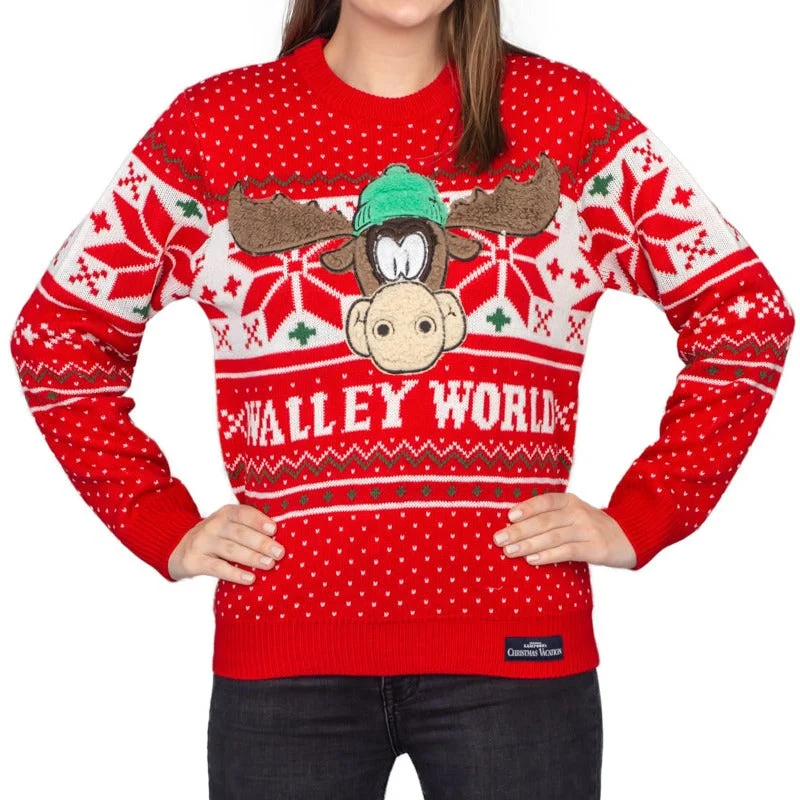 Women's Christmas Vacation Marty Moose Walley World Ugly Christmas Sweater