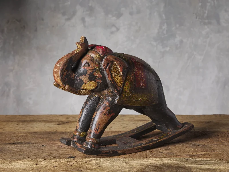 Wooden Rocking Elephant