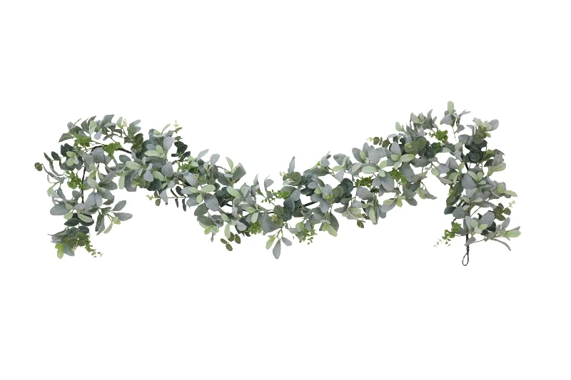 6 ft. x 10" Lambs Ear Garland