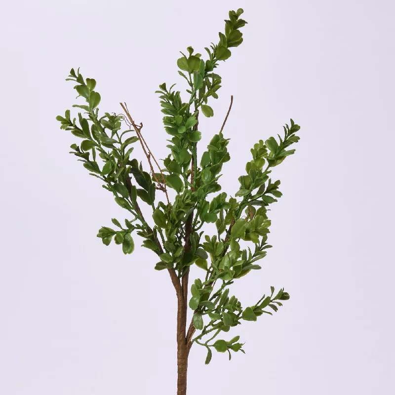 Lifelike All Season Faux Boxwood Greenery Branch Spray - 28"