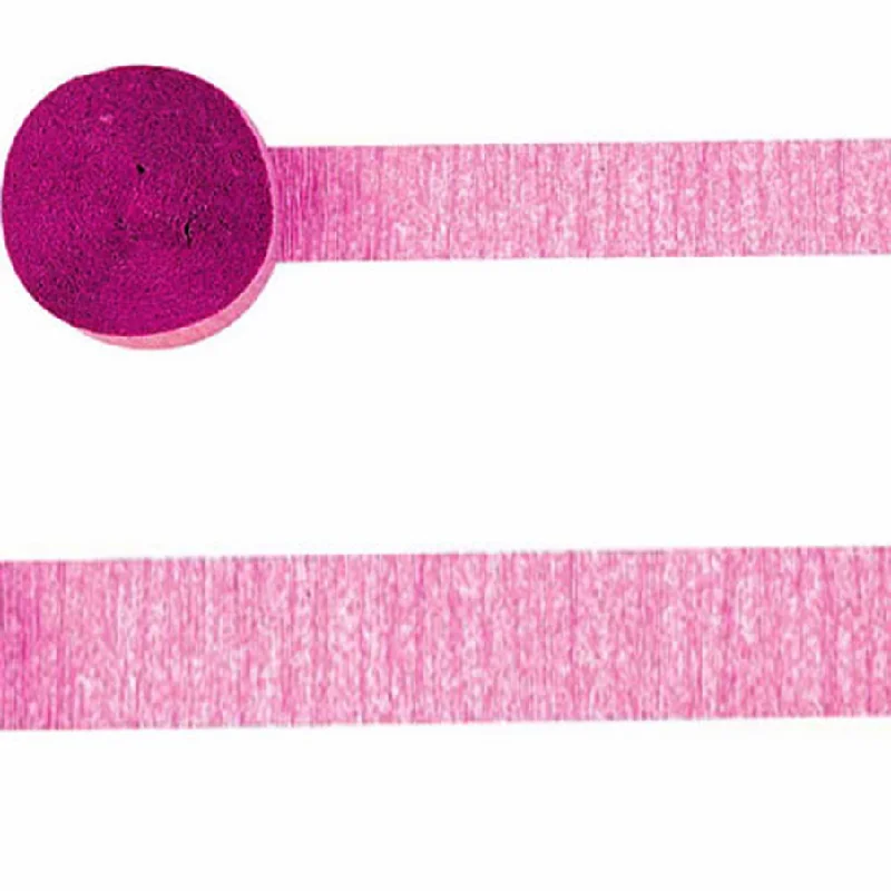 New Pink Crepe Streamer 4.4cmx24.7m