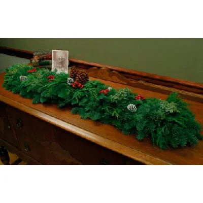 Noble Fir Mantle Piece 48"